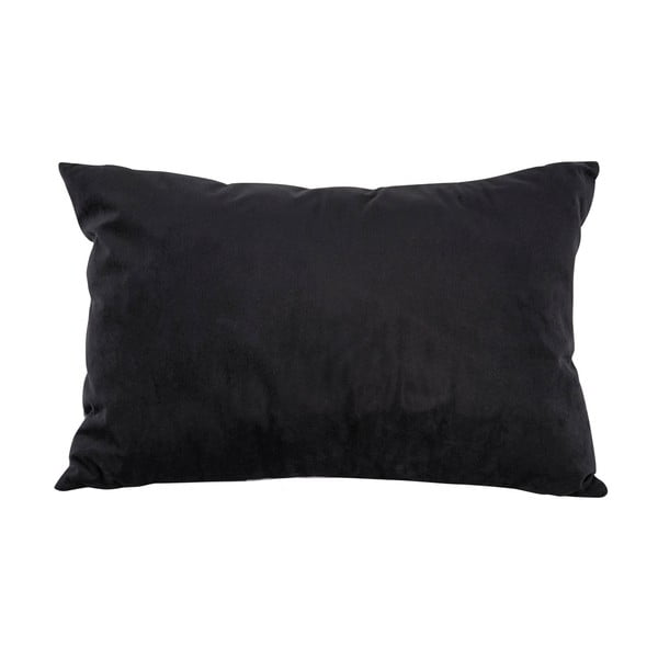 Must-valge sametpadi Leaves, 60 x 40 cm - PT LIVING-image-2