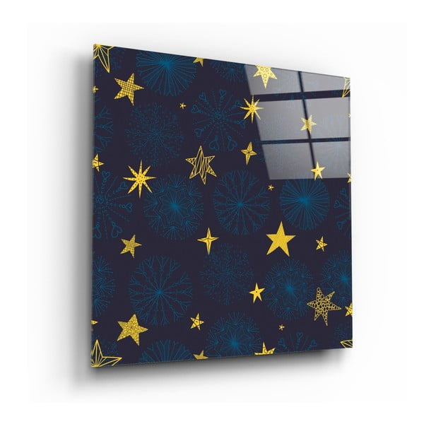 Klaasimaal, 40 x 40 cm Snow and Stars - Insigne