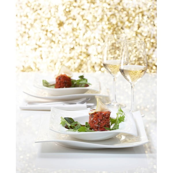 Motion valge portselanist magustoidutaldrik, 18 x 18 cm - Maxwell & Williams-image-1