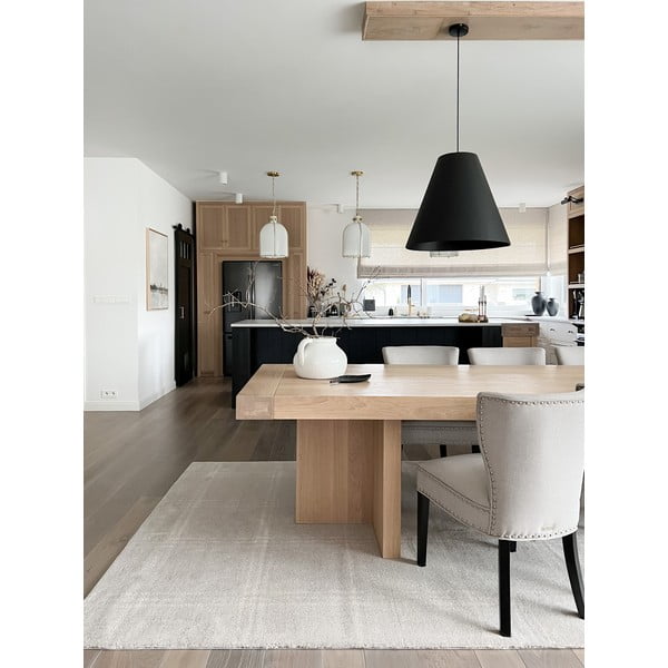 Kreem villane vaip 200x300 cm Calisia M Grid Prime - Agnella-image-1