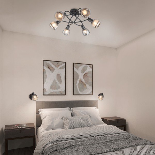 Must laevalgusti klaasist varjuga Tarifa - Trio-image-1