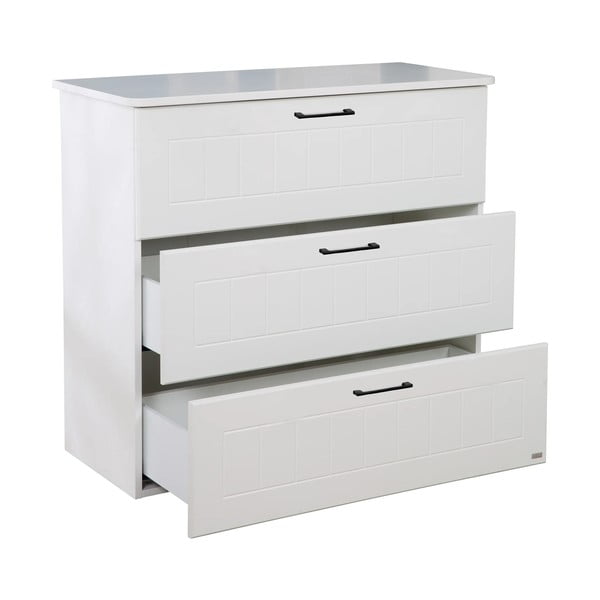 Valge madal laste kummut 98x91 cm Sylt - Roba-image-3