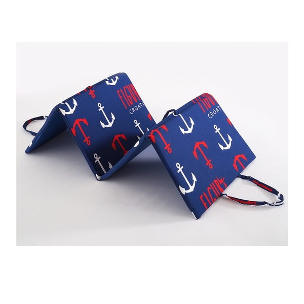 Punane-sinine istmepadi lamamistoolile 49x137 cm Anchors - B.E.S.-image-1