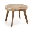 Ümmargune küljelaud mungguri täispuidust ø 65 cm Wellcres – Kave Home