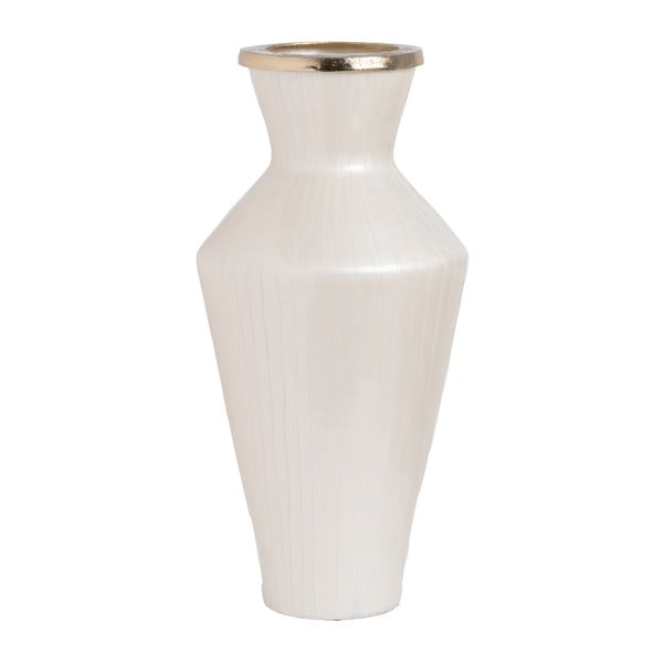 Valge kõrge klaasist vaas (kõrgus 57 cm) Linea - Ixia