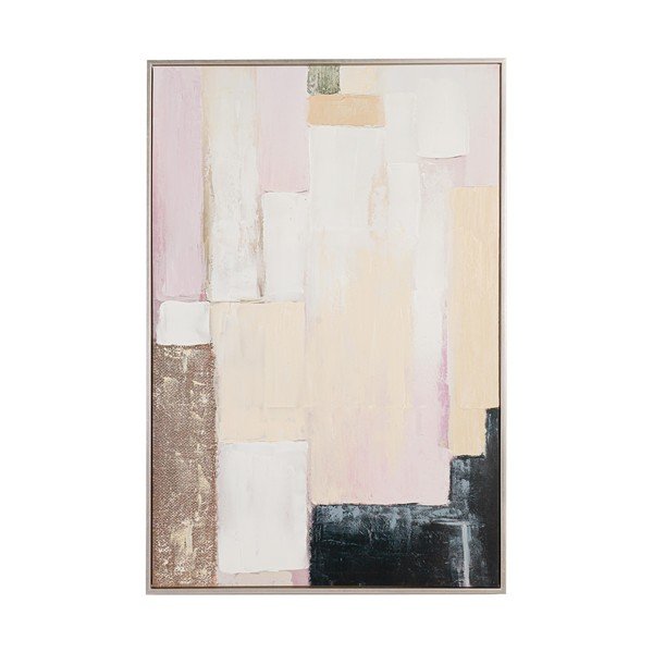 Trükitud/käsitsi maalitud elementidega pilt raamiga/lõuendil 80x120 cm Meldert - Yes Everyday