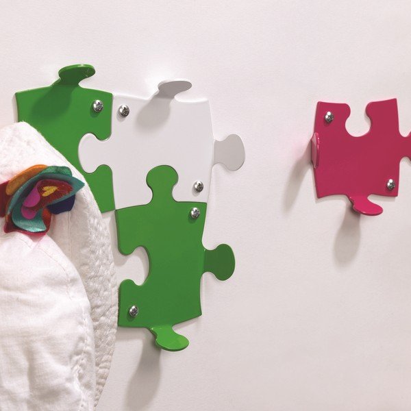 Zelené háčky Puzzle, 2 ks-image-1
