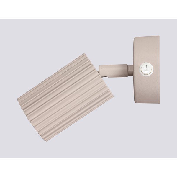 Hallikaspruun metallist kohtvalgusti 8x16 cm Gleam - Sollux-image-3