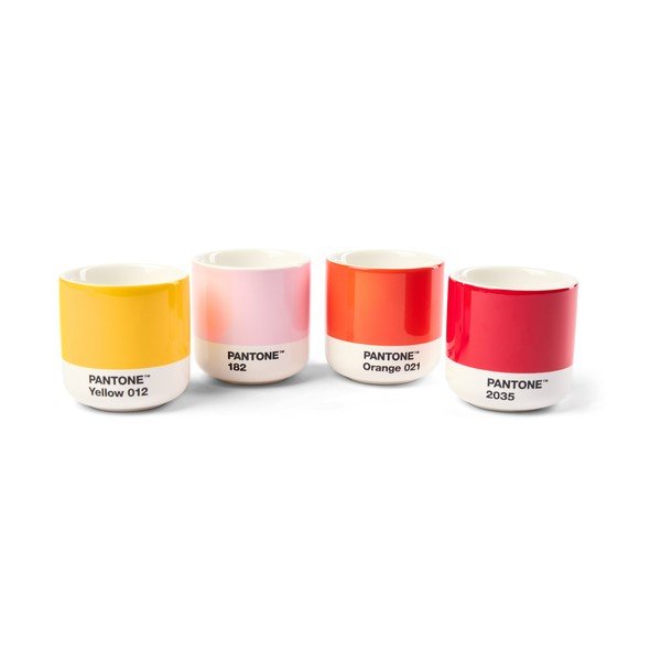 Portselanist espressotassid, 4 tk, 100 ml Macchiato – Pantone