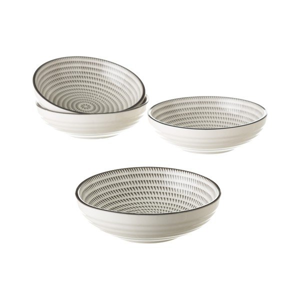 Šedo-bílá porcelánová miska Unimasa Signal,ø 12,6 cm-image-1