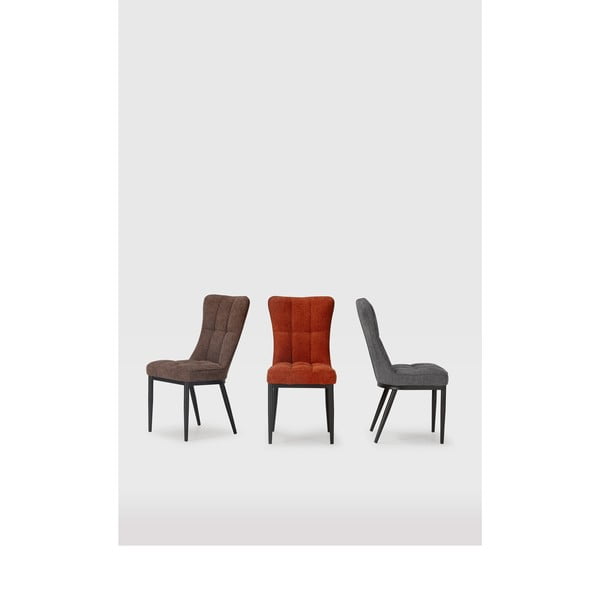 Terrakottapunased söögitoolid 2tk komplektis Damon - Marckeric-image-1