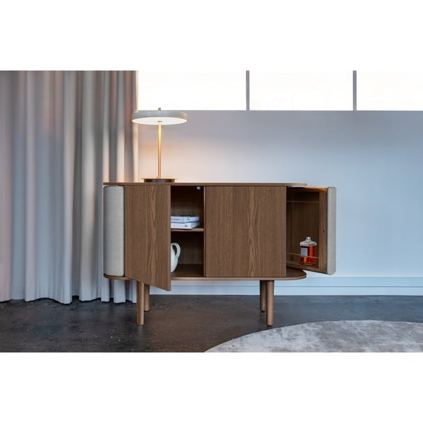 Hallikaspruun madal kapp tammepuust 109x75 cm Treasures - UMAGE-image-1