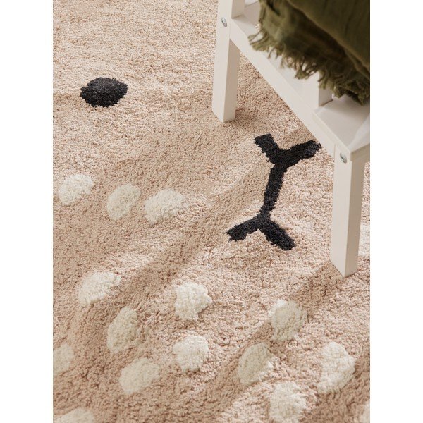 Beež pestav/käsitsi kootud puuvillane lastevaip 120x152 cm Snuggle Pucki - Hanse Home-image-4