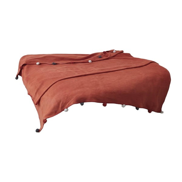 Tellisevärvi fliisist voodikate 150x200 cm Pom Pom - Mijolnir