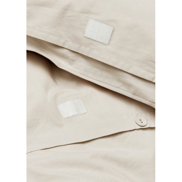 Beež perkal-puuvillane voodipesu üheinimesevoodile 140x200 cm Christmas Fable - JUNA-image-3