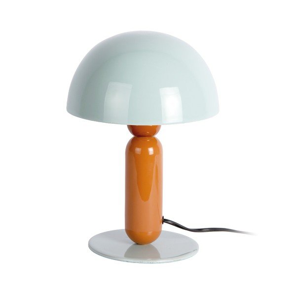 Oranž/hallikassinine metallist laualamp (kõrgus 30 cm) Firenze round - Leitmotiv