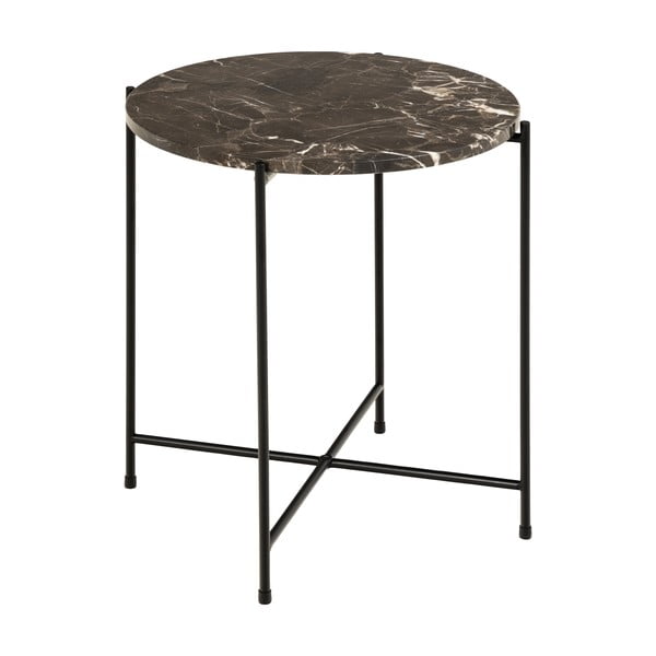 Ümmargune abilaud marmorist pealispinnaga ø 42 cm Avila - Actona