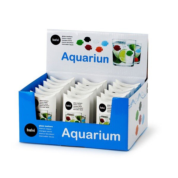 Sada 6 ks rozlišovačů na skleničky Balvi Aquarium-image-1