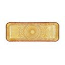 Oranž klaasist serveerimistaldrik 14x38 cm Kusintha - Bitz