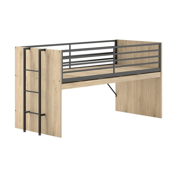 Kõrge lastevoodi koos voodipõhjaga 90x200 cm Sam – Vipack-image-2