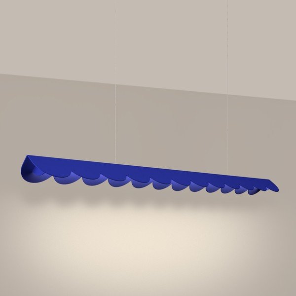 Tumesinine alumiiniumist LED-rippvalgusti BISCUIT - Thoro-image-1