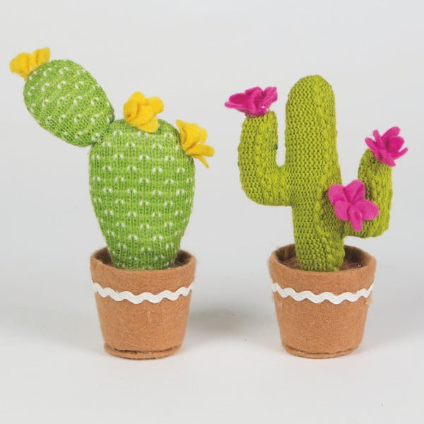 Sada 2 dekorací Sass & Belle Cactus