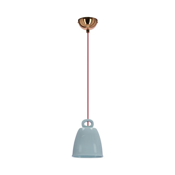 Sinine rippvalgusti keraamilise varjuga Sewilla - Candellux Lighting