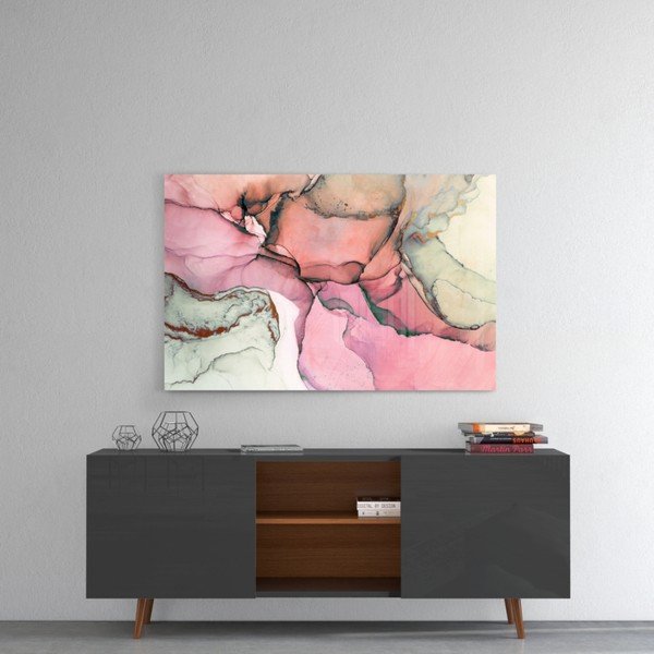 Klaasimaal roosi marmorist, 110 x 70 cm Pink Marble - Insigne-image-1