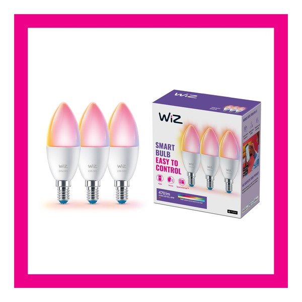LED-nutipirnid 3tk komplektis E14, 5 W - WiZ-image-1