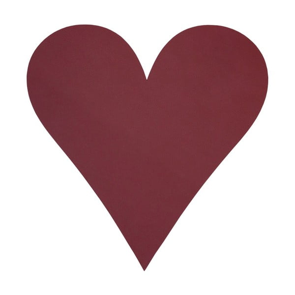 Öko-nahast lauamatt 30x30 cm Heart Nupo - LIND DNA