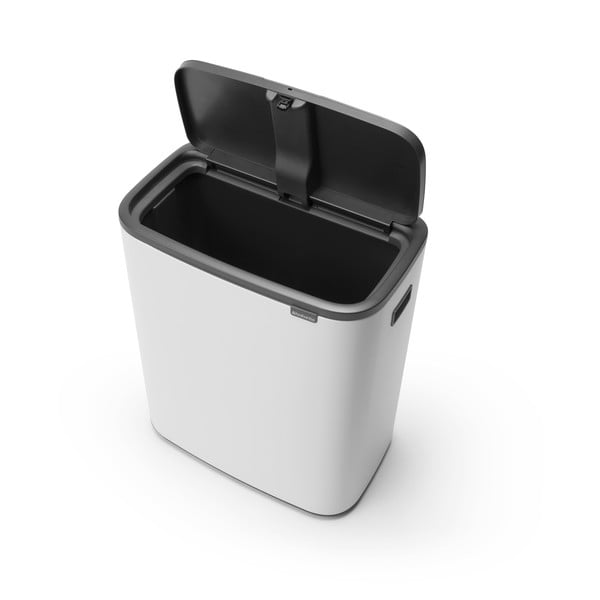 Valge terasest prügikast 60 l Bo Touch Bin - Brabantia