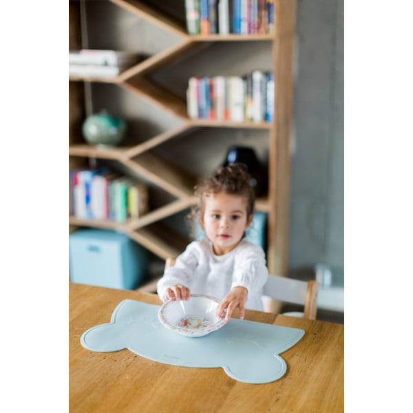 Helesinine silikoonist taldrikutaoline karu, 48 x 25 cm - Kindsgut-image-3