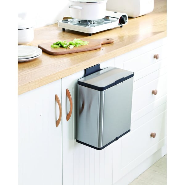 Kompostitav jäätmekonteiner hõbedast 7 l - Addis-image-4