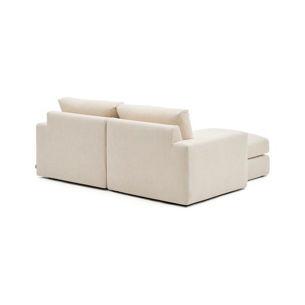 Beež šenillist nurgadiivan (vasak nurk) Alea - Kave Home-image-4