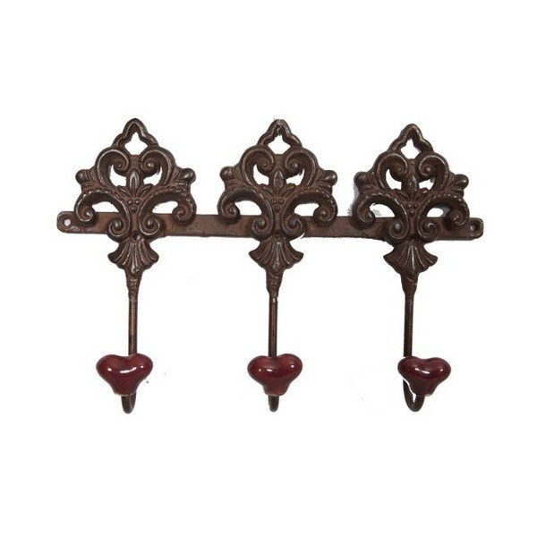 Věšák s 3 háčky Antic Line Vintage Keys