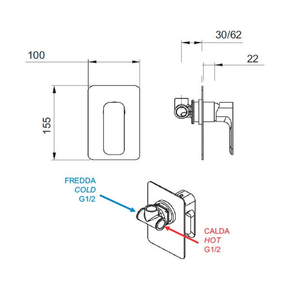 Kuldne dušisegisti (1 väljund) Spy - Sapho-image-1