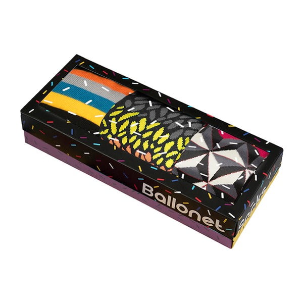 3 paari sokke kinkekarbis, suurus 36-40 Autumn - Ballonet Socks-image-2