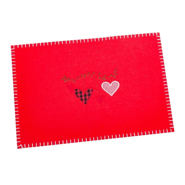 Riidest lauamatt 30x40 cm Christmas Heart - Casa Selección