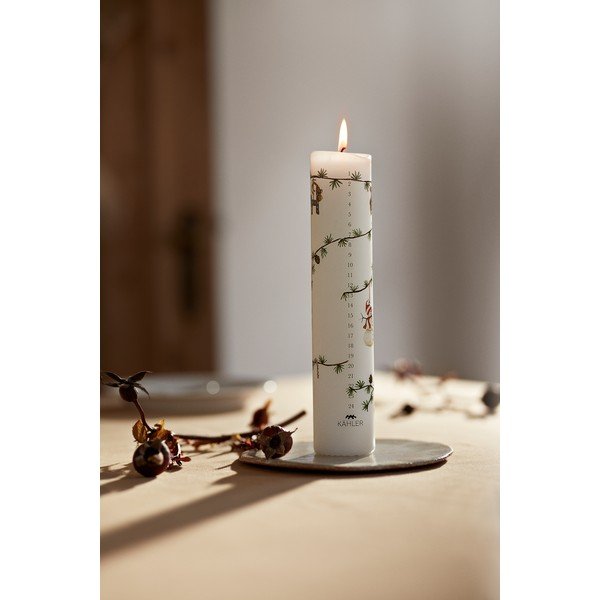 Jõulumotiiviga küünal, põlemisaeg 56h Hammershøi Christmas 2025 - Kähler Design-image-2