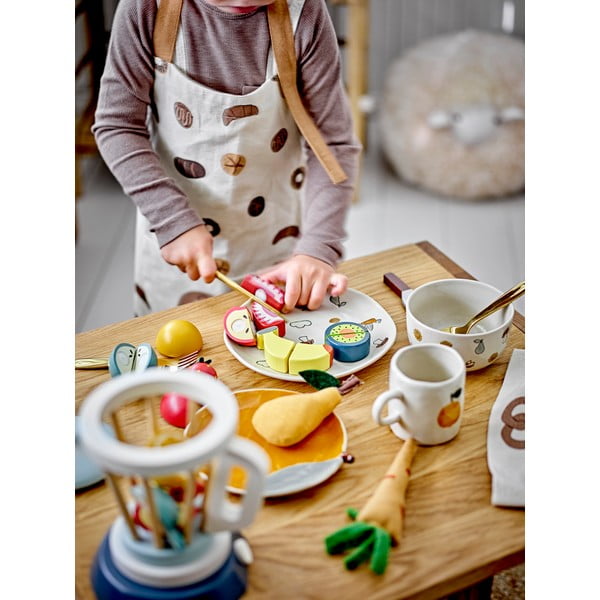 Valge-oranž kivikeraamikast kruus 230 ml Agnes - Bloomingville Mini-image-4