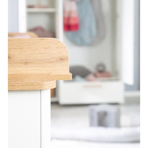 Valge mähkimislaud  tammedekooriga 119x100 cm Ava – Roba-image-4