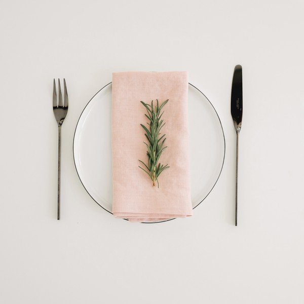 Roosad linased salvrätikud 2tk komplektis - Linen Tales-image-1