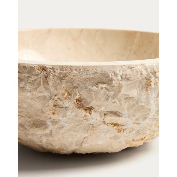 Beež kivist ümmargune kraanikauss ø 40 cm Orvane - Kave Home-image-4