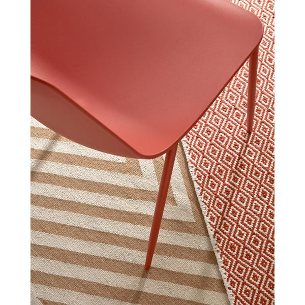 Tumeoranž söögitool Wassu - Kave Home-image-4