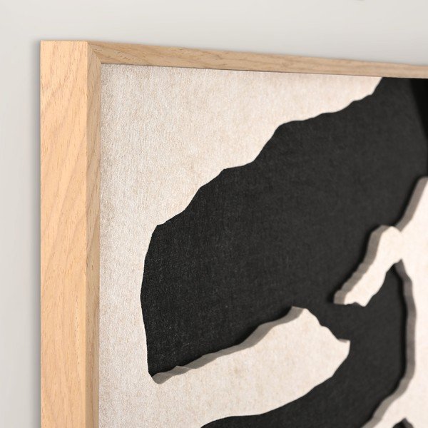 3D-pilt raamiga/akustiline 90x120 cm Frequency 2 - Malerifabrikken-image-2