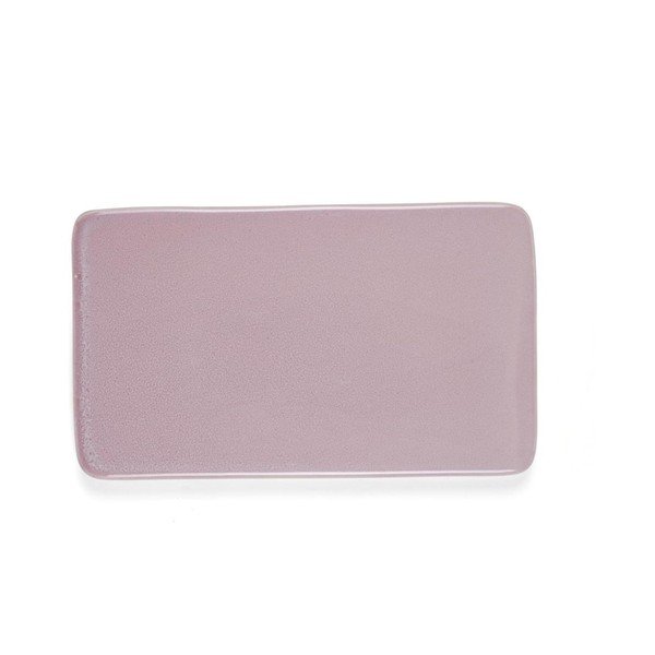 Pudrově růžový kameninový servírovací tác Bitz Mensa, 22 x 12,8 cm-image-1