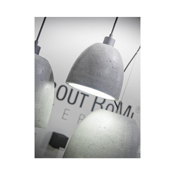 Rippvalgusti betoonist , ⌀ 21 cm Malaga - Citylights-image-1