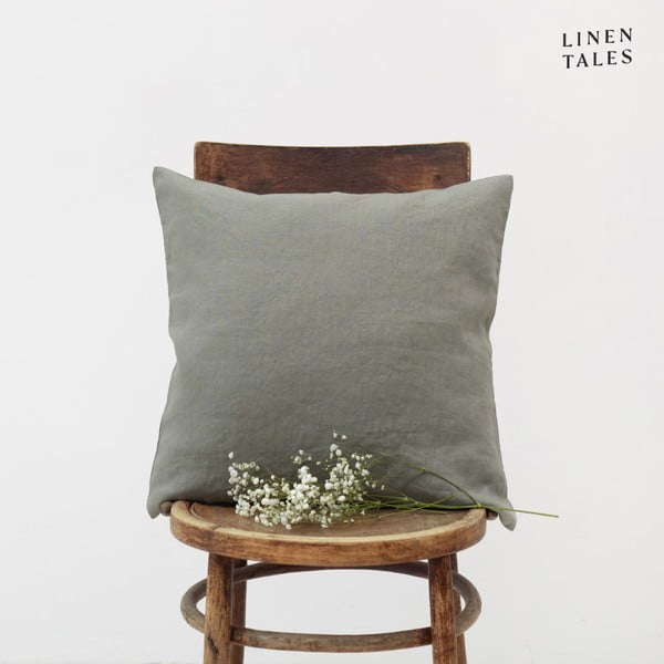 Linane padjapüür 40x40 cm Khaki - Linen Tales