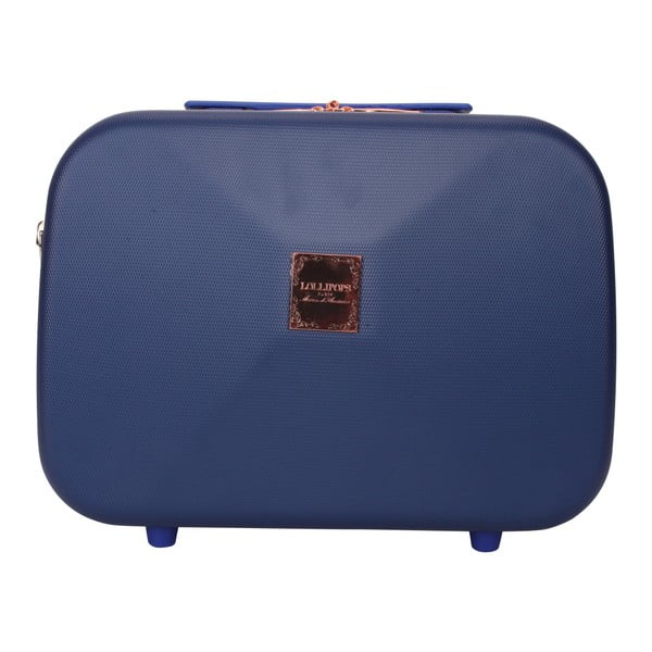 Tmavě modrý příruční kufr LULU CASTAGNETTE Jasobm 17 l