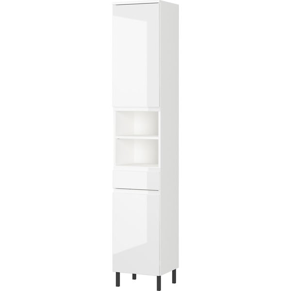 Valge kõrge vannitoakapp 34x190 cm Salinas - Germania-image-1